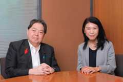 対談:廣瀬陽子主査と林芳正官房長官