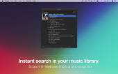 TunesArt screenshot: search in your library