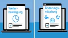 Online Weiterbewilligungsantrag und Veränderungsmitteilung