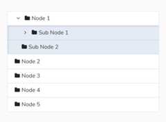Dynamic Collapsible Tree View For Bootstrap 5