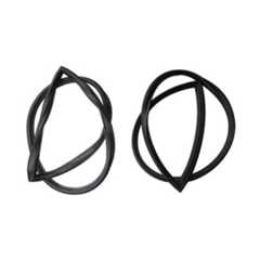 Windshield Glass Rubber Weatherseal (Pair) Fits  48-51 Jeepster