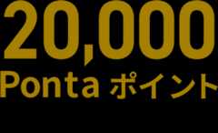 20000Pontaポイントをもらうには？