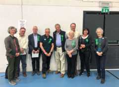 The Green Party won a total of 11 seats - the most in the district