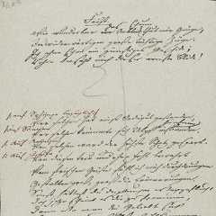 Handschriftliche Sprecheranweiungen Goethes