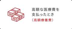 高額な医療費を支払ったとき（高額療養費）