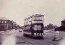 Tram at Brownhill, 1947