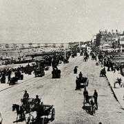 Blackpool central promenade, 1890