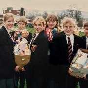 Habergham High School community action team  joined the charity Pendle for Romania to send toiletries to a girls' orphanage in Romania in March 1997