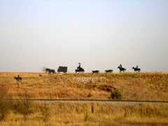 Chisholm Trail, Caldwell, Kansas by Kathy Alexander