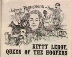 Drawing by Wane Guard in story about Kitty Leroy. Image from Genealogy Images of History. 