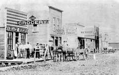 Wichita, Kansas Main Street, 1875