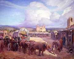 The Santa Fe Trail ends in Santa Fe, New Mexico
