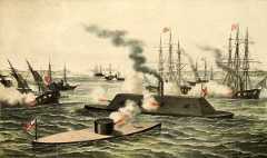 Civil War Ships by Henry Bill, 1862.