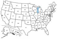 U.S. State Map