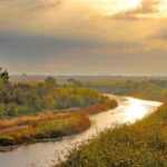 Arkansas River near Lakin Kansas. Photo by Kathy Alexander. Arkansas River near Lakin Kansas.