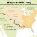 Adams-Onis Treaty Map, courtesy of Wikipedia. Adams-Onis Treaty Map, courtesy of Wikipedia.