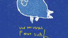 Zeichnung eines Fisches von einem Kind des Buchkinder e. V. Leipzig