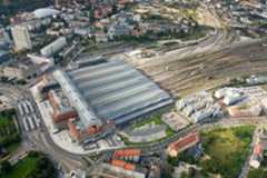 Leipzig Hauptbahnhof Luftbild Luftbild des Leipziger Hauptbahnhofes