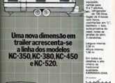 Publicidade do maior trailer produzido pela Karmann-Ghia brasileira em 1978.