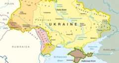 Seit dem 21. März 2014 betrachtet Russland die Halbinsel Krim als Teil des eigenen Staatsgebietes | (mr-kartographie) Lizenz: cc by-nc-nd/3.0/de/ | Bundeszentrale für politische Bildung 2017