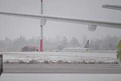 Vilniaus oro uoste nuo tako nuriedėjo lėktuvas