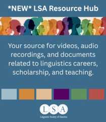 NEW LSA Resource Hub: Your source for videos, audio recordings, and documents related to careers, scholarship, and teaching.