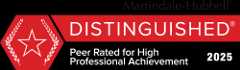 Martindale-Hubbell Peer Distinguished Rating