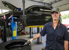 tmc-l-garageruling-01 Gene Weierbach in his North Whitehall Township home garage. Township planners rejected a proposed zoning amendment that would let him keep the shop open. (April Gamiz/The Morning Call)