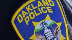 An Oakland Police officer's patche in Oakland, Calif., on Wednesday, Sept. 28, 2022. (Dylan Bouscher/Bay Area News Group)