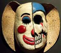 Pic 3: Duality - in the form of life and death - has been a common feature of Mexican masks for centuries