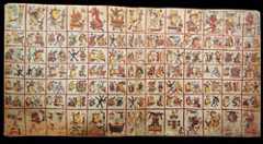 Pic 6: One of the double-page sections of the sacred calendar, Codex Cospi