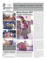 Snow in the Sierra Tarhumara