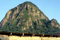 Pic 2: The sacred mountain viewed from the shrine below.