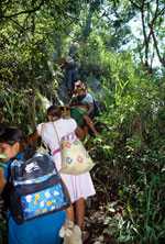 Pic 6: People join the pilgrimage to Broken Mountain.
