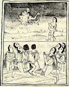 Pic 10: Praying to Tezcatlipoca, the Night Wind; Florentine Codex Book VI