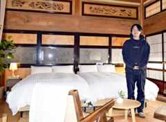 「宿泊に訪れた人が暮らしたような感覚になれる場所を提供したい」と語る栗林さん