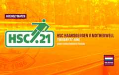 Friendly with HSC Haaksbergen confirmed