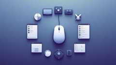 GNOME Shell utilizado con ratón