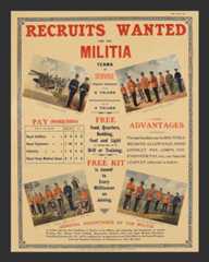 Militia recruiting poster, 1906