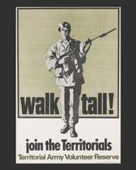 Territorial and Army Volunteer Reserve recruiting poster, c1967