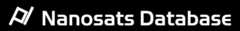 Nanosats Database white logo