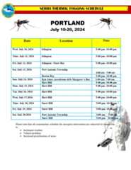 portland schedule