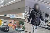 11月24日0時半ごろ、東京都足立区梅島の国道でひき逃げ事故が発生した(右/読者提供)