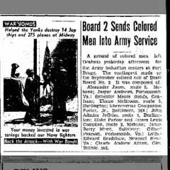 Uncle JB leaves for duty to Fort Bragg