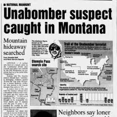Unabomber arrested (The Billings Gazette, via Newspapers.com)