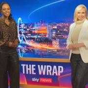 Gillian Joseph and Anna Botting (pictured) will front a new show called The Wrap, which will replace Sky News at Ten.