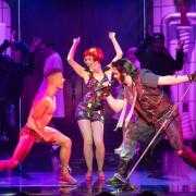 Richard O’Brien’s Rocky Horror Show continues its incredible journey across the UK this year (L-R: Morgan Jackson (Rocky), Daisy Steere (Columbia), Edward Bulling)