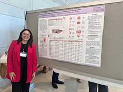 Cardona-Cordero a poster at the 2024 National Cancer Institute Conference.