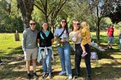 Q Harmon, K Pullella & A White et al. at the 2024 Pumpkin Patch Social