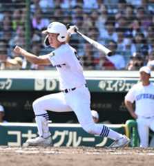 県岐阜商・横山温大（2025年8月撮影）